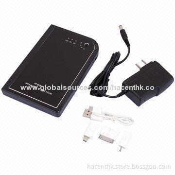 In Stock 12,000mAh Power Bank for iPhone 5/4S, 12V/2A Input